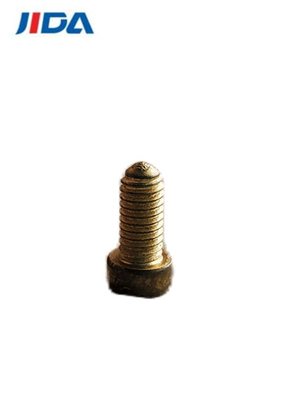 ทองเหลืองผสม Slotted ฟิลลิปสกรูเครื่องสกรูหางกลม M3.5x6.6mm