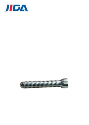 M3 X 16mm Round Slotted Head Machine สกรูสีน้ำเงินขาว Zinc