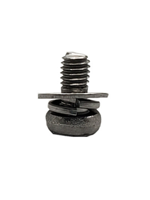 M3 x 5.5mm SUS304 สกรูหัวกลมแบบผสม ร่องครอส