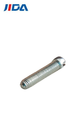 M3 X 16mm Round Slotted Head Machine สกรูสีน้ำเงินขาว Zinc