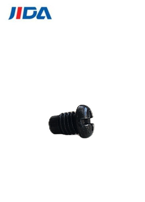 สกรูหัวแฉกแบบเกลียวผสมสังกะสีสีดำหัวกลม M5 x 6.4mm