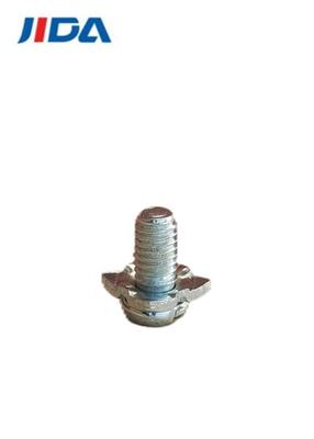 ROHS SS304 สกรูหัวกลมแบบฝังข้าม M3.5 × 7mm Slot Thread Combination