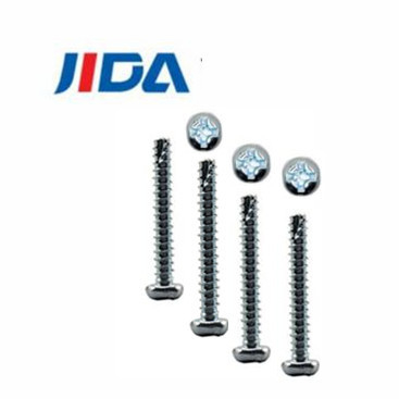 ST2.2 เครื่องกรีดตัวเองแบบหัวแบนสกรู Chipboard Flooring Screws Stainless Steel